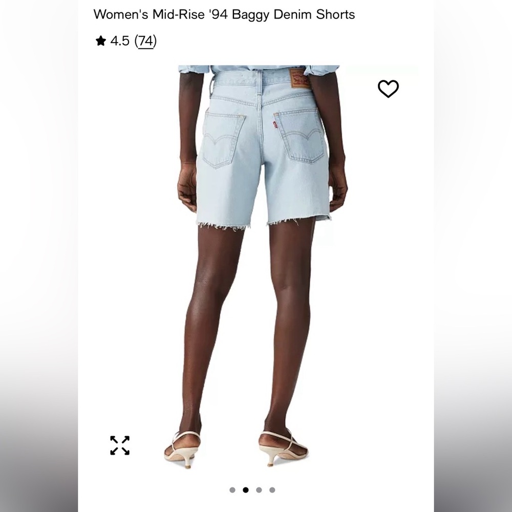 Levi’s 94 baggy shorts size 30